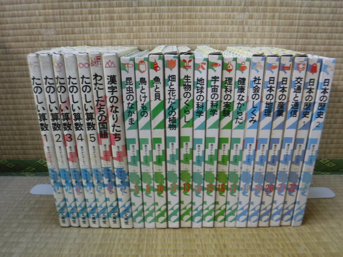 園児からやくだつ　カラー学習小学生全集　全23巻の内22巻（11巻欠）文英堂_画像1