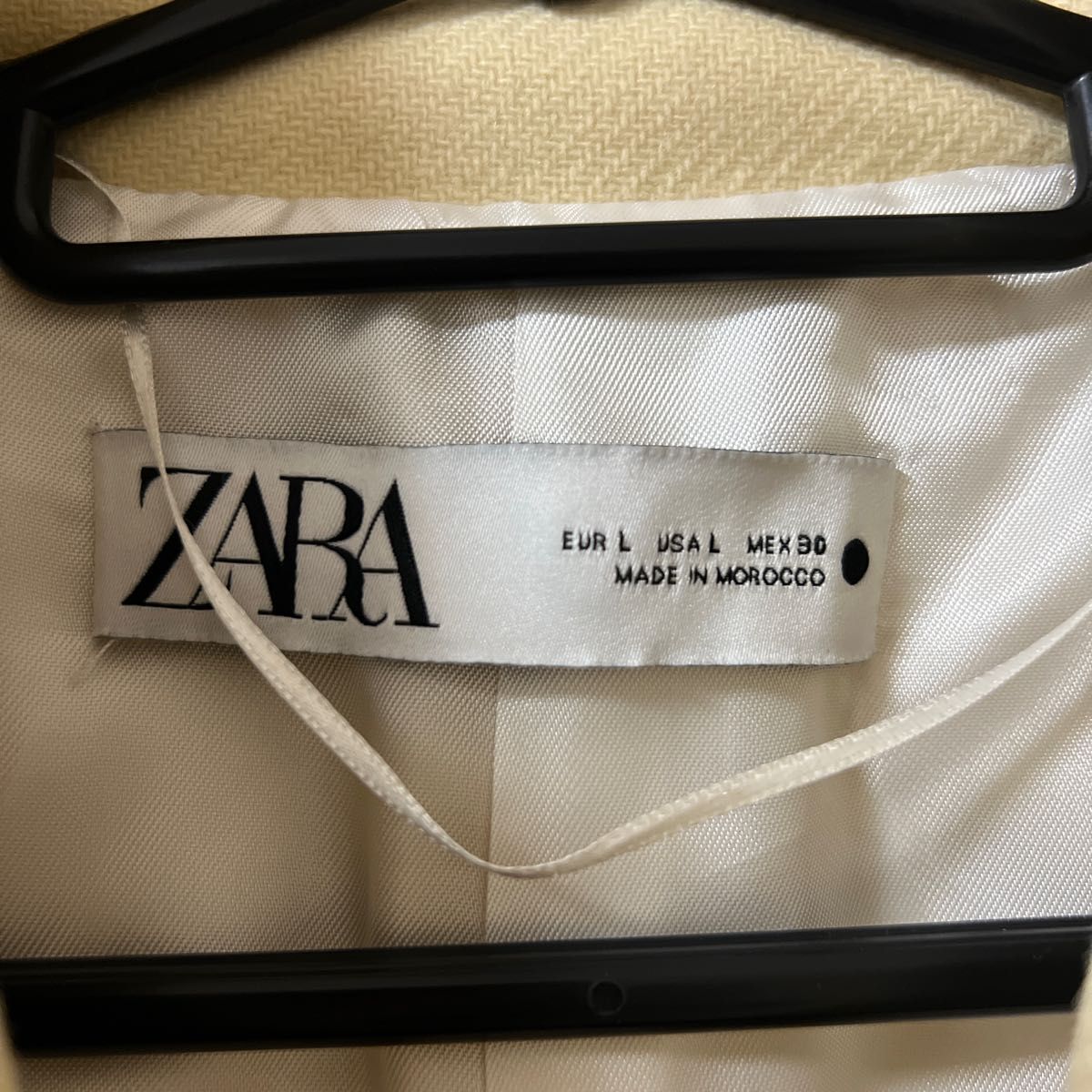 ZARA ウールコートlimited Edition パステルイエロー 新品未使用タグ付き 完売 最終値下げ