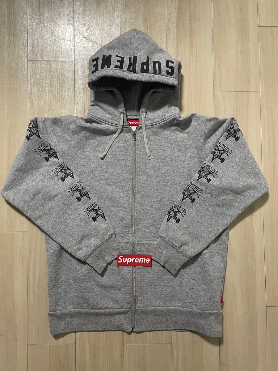 Supreme シュプリーム × スラッシャー コラボ フーディ パーカー 黒