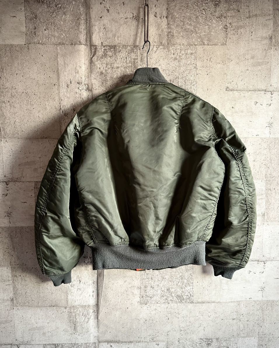 ふるさと割】 OLD JACKET FLIGHT MA-1 / INDUSTRIES ALPHA USA製 90s