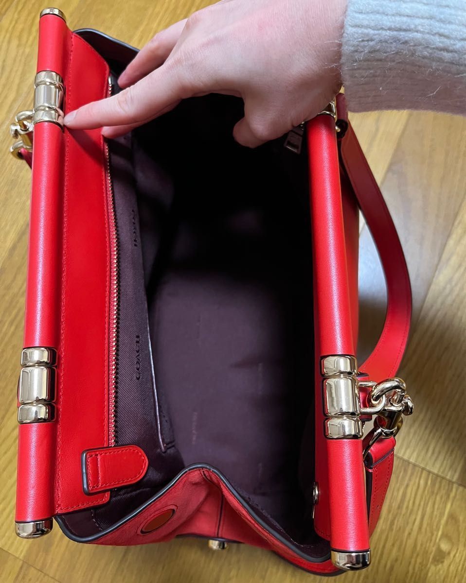 コーチ セレーナ グレース ミックスド レザー バッグ セレーナゴメス