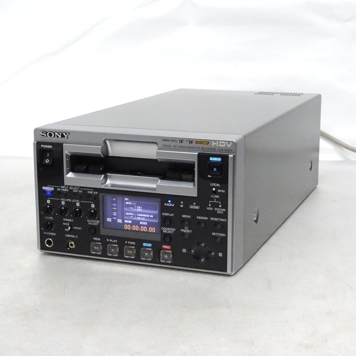 SONY HVR-1500A HDVレコーダー（ドラム時間 3×10時間/フォーマットコンバーター装備）【/再録OK/動作品】#362271