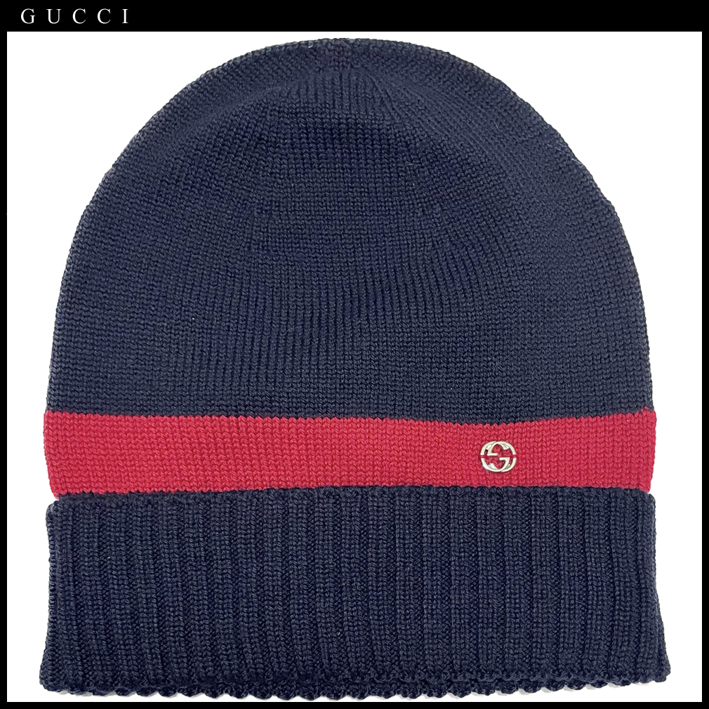 GUCCI グッチ ニット帽 ニッチオ帽 フリーサイズ ウール aq7675