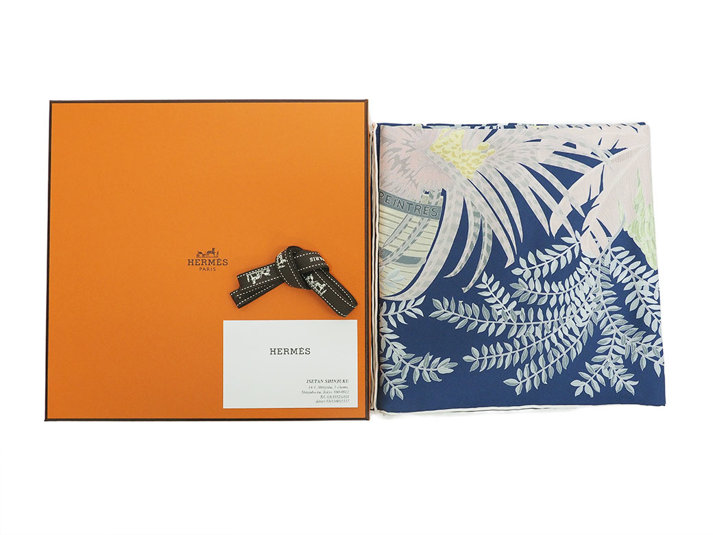 クーポン利用 エルメス HERMES カレ ダブルフェイス 90 新品未使用
