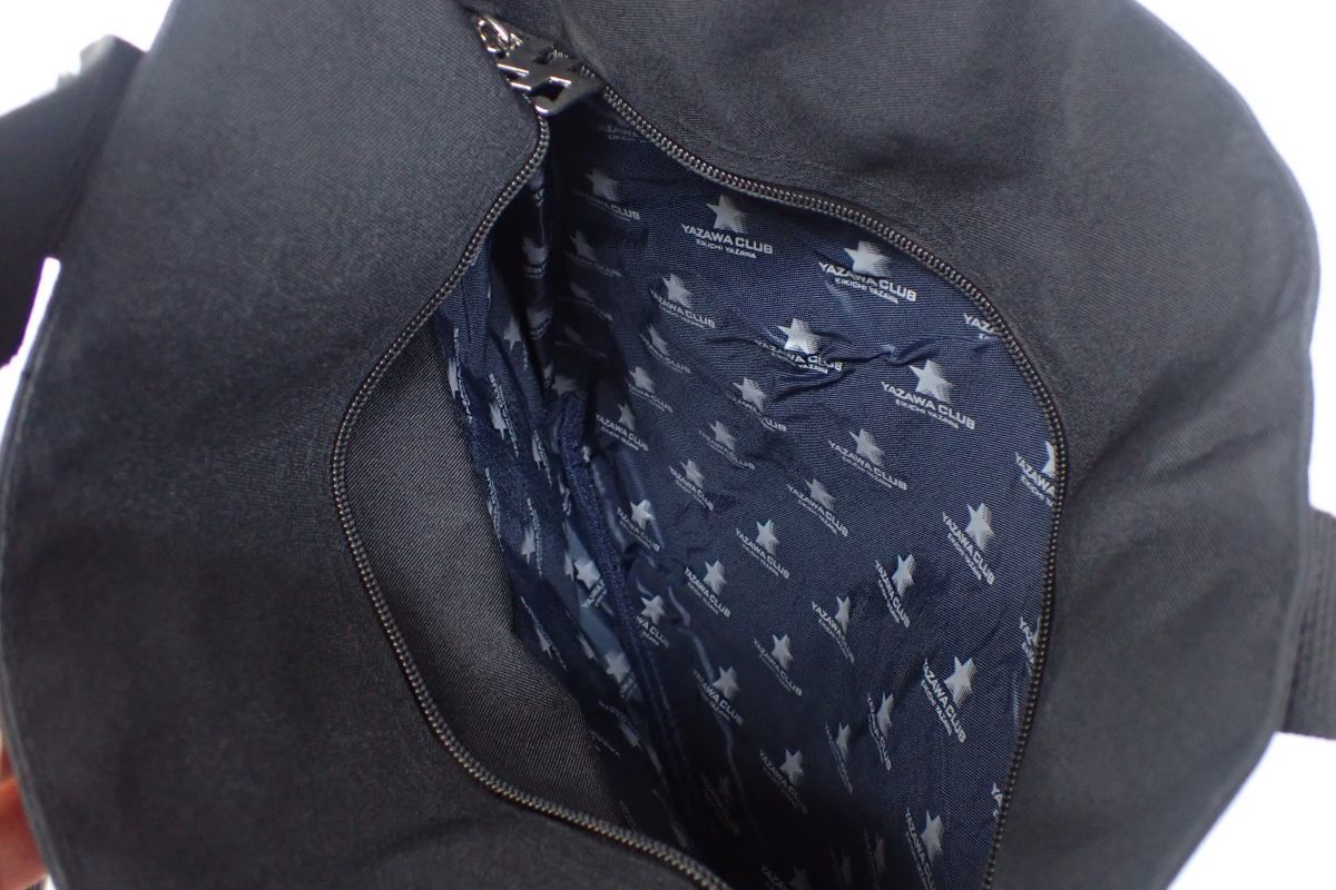 * unused YAZAWACLUB tote bag shoulder bag black Yazawa Eikichi */ consumption tax 0 jpy 