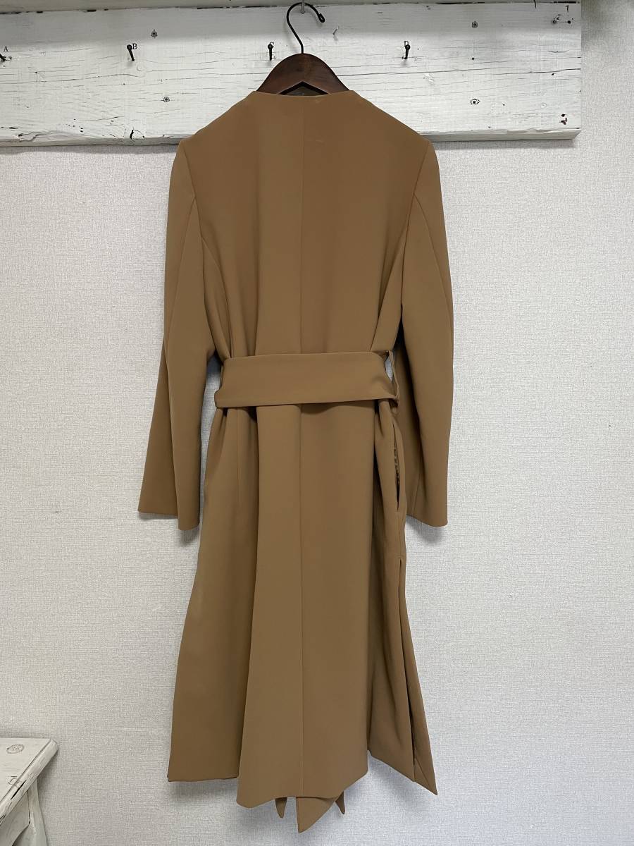 [ as good as new unused . close ultimate beautiful goods ]to-taliteTOTALITE gown coat free size beige large size XL possible ribbon belt attaching commuting going to school 