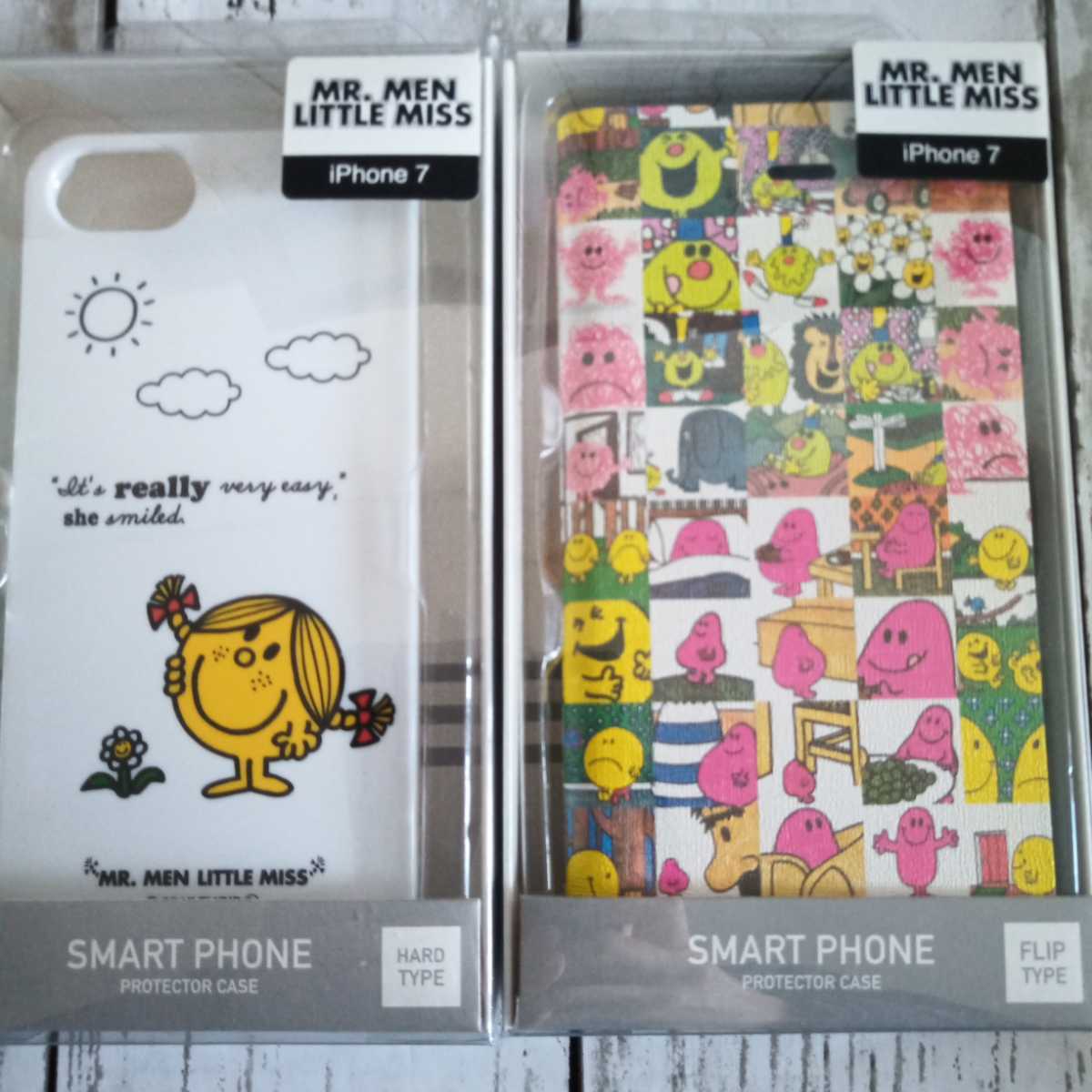 ★2個セット★ スマホケース iphone7 MR . MEN LITTLE MISS ミスターメン リトルミス 新品 未使用 未開封 アイフォンケース_画像1