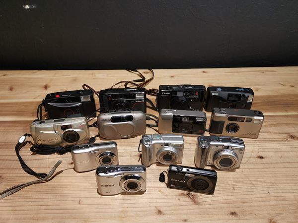 【陵】r73naz84r カメラ 13点 まとめて ・光学機器・ 検索) フィルムカメラ デジタルカメラ デジカメ キャノン リコー ニコン