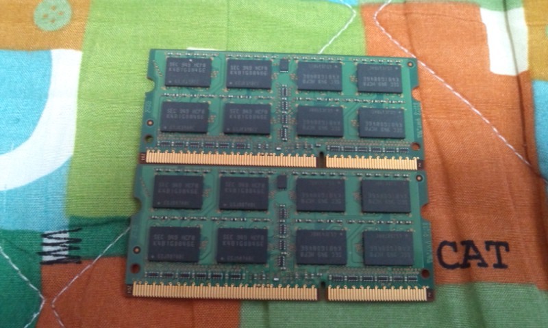 【中古品】DDR3 メモリ2GB×2枚 計4GB ②_画像2