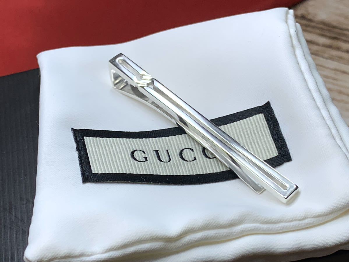 GUCCI グッチ ネクタイピン タイバー 【お年玉セール特価】 12397円