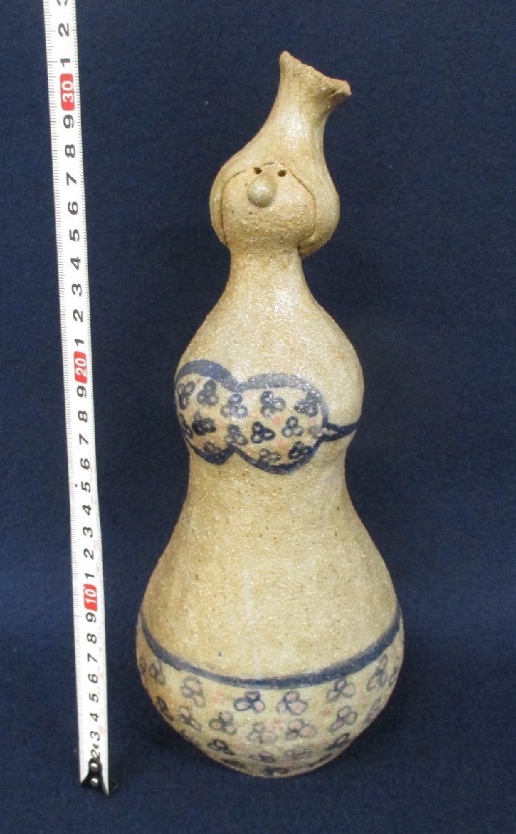 zC3488 ceramics and porcelain [. part peace Tang WATO vase doll ] box none secondhand goods interior miscellaneous goods flower vase flower arrangement ornament author thing 