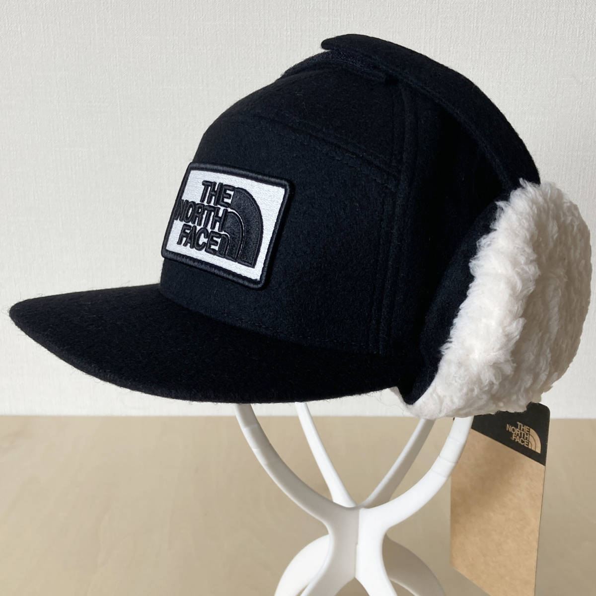 KL 黒 ノースフェイス キッズ ウィンタートラッカーキャップ THE NORTH FACE Kids Winter Trucker Cap K/ブラック KL NNJ42005_画像1