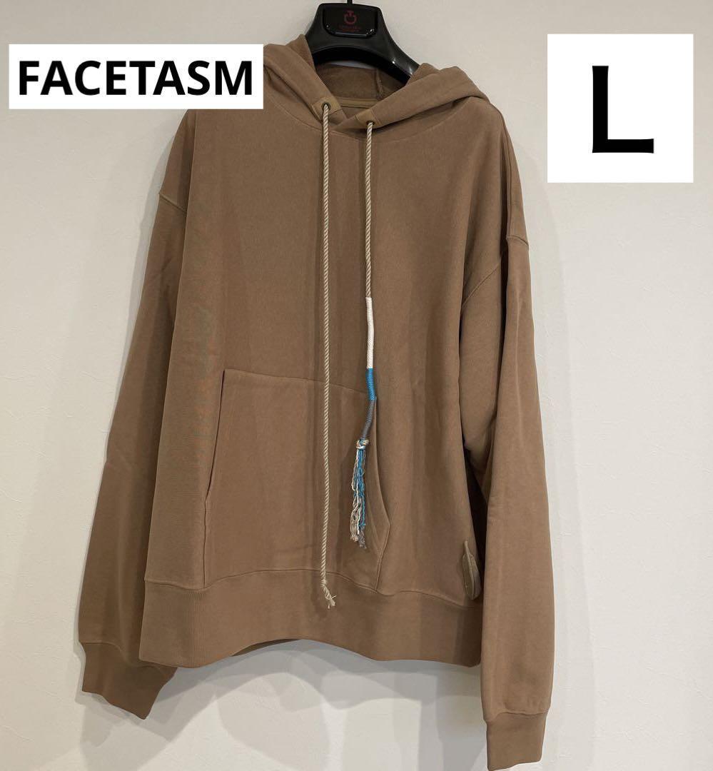 RIOTライオット FACETASM ファセッタズム パーカー 長袖 モカ　L