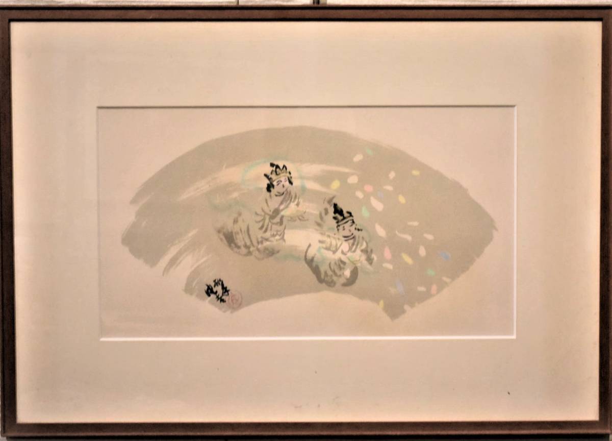 銅版画(額装) 無題 エディション1/20 レビュー高評価のおせち贈り物