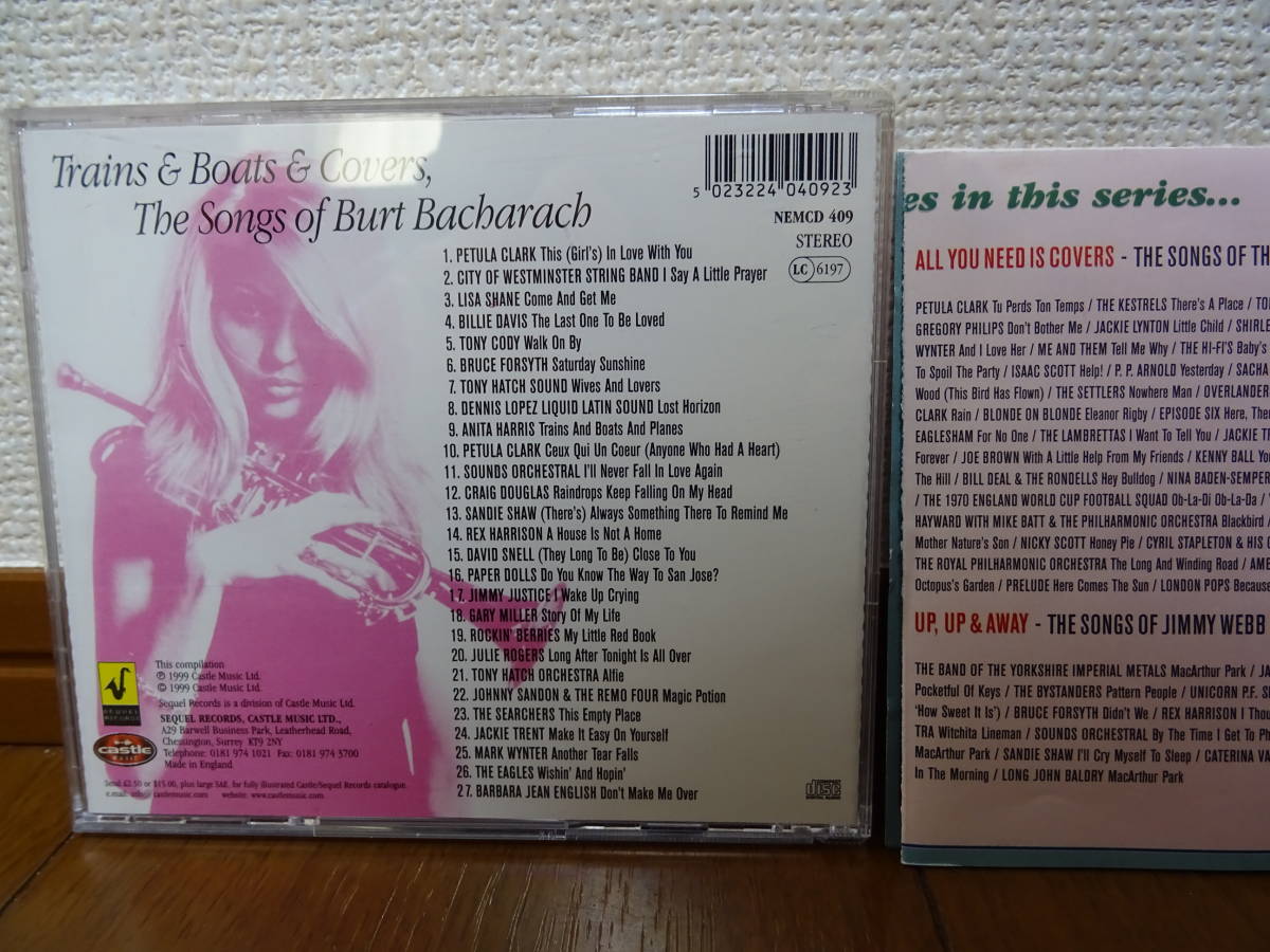 Burt Bacharachバートバカラック★ソングス・オブ・バート・バカラック～　カヴァーズ CD SONGBOOK petula clark searchers PYE_画像3