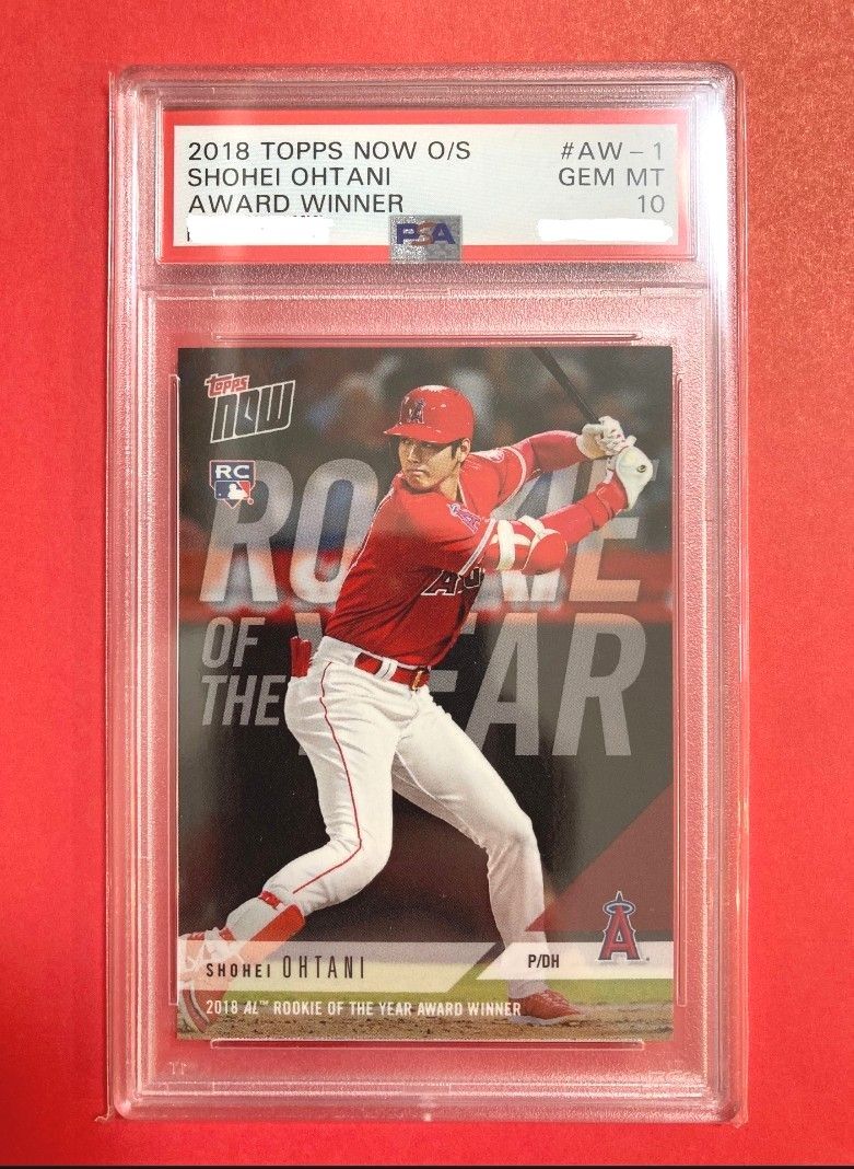 ブティック 【PSA10】 鑑定済み 2018 Topps Now 大谷翔平 新人王