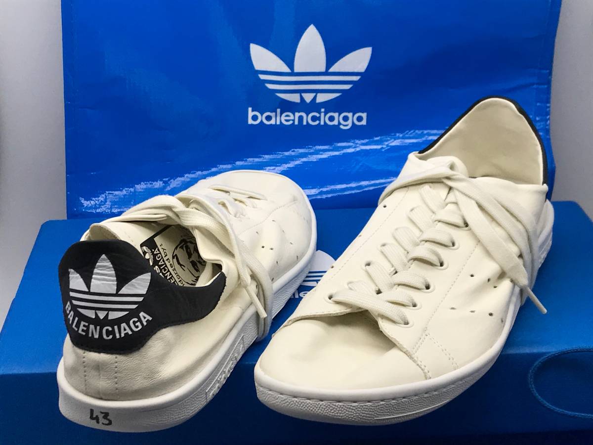 【ショップ販売終了/新品/付属品完備】Balenciaga/Adidas/Stan  Smith/バレンシアガ/アディダス/スタンスミス/サイズ43/28.5cm