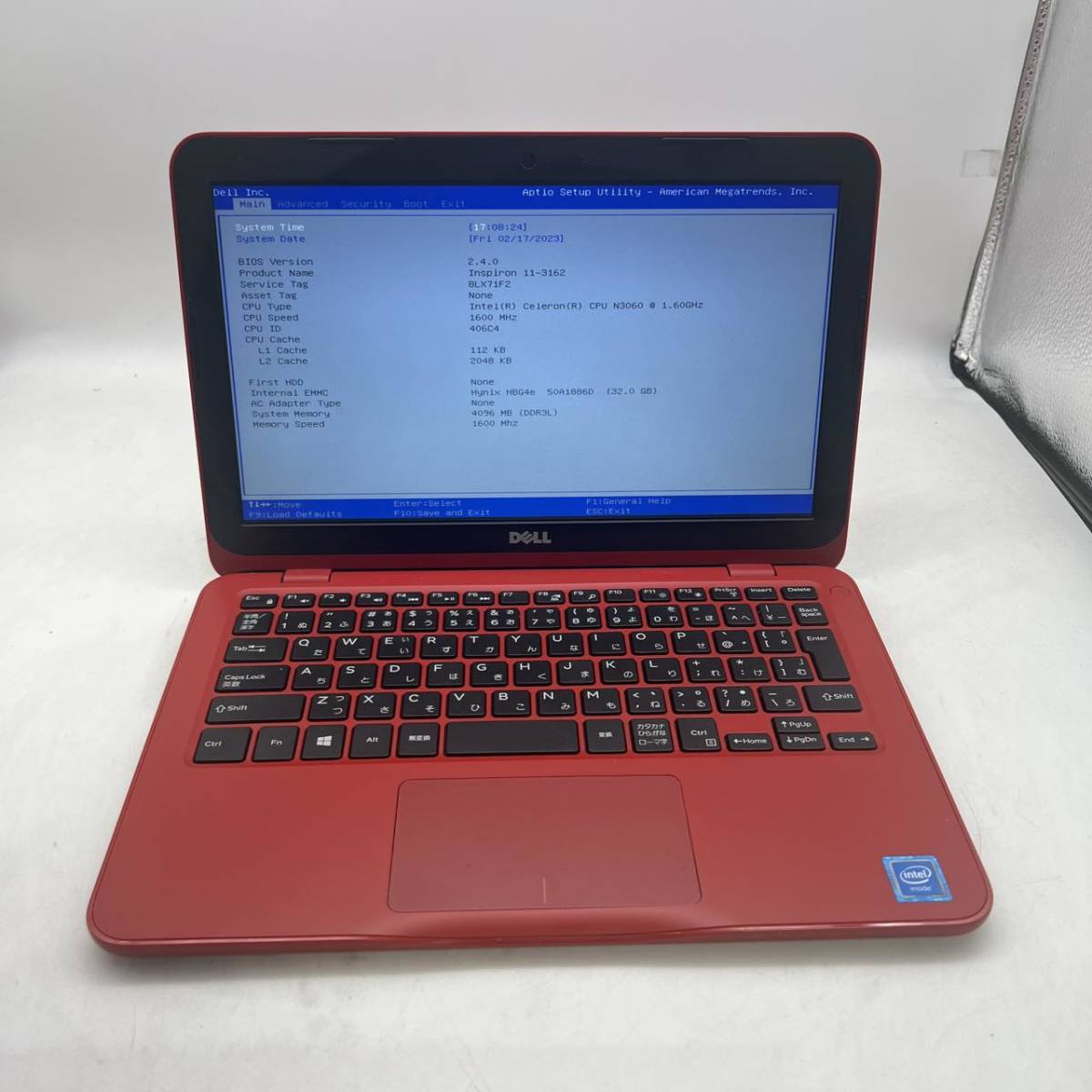 贅沢屋の DELL/inspiron 11-3162/Celeron 32GB/11.6インチ/Webカメラ/2