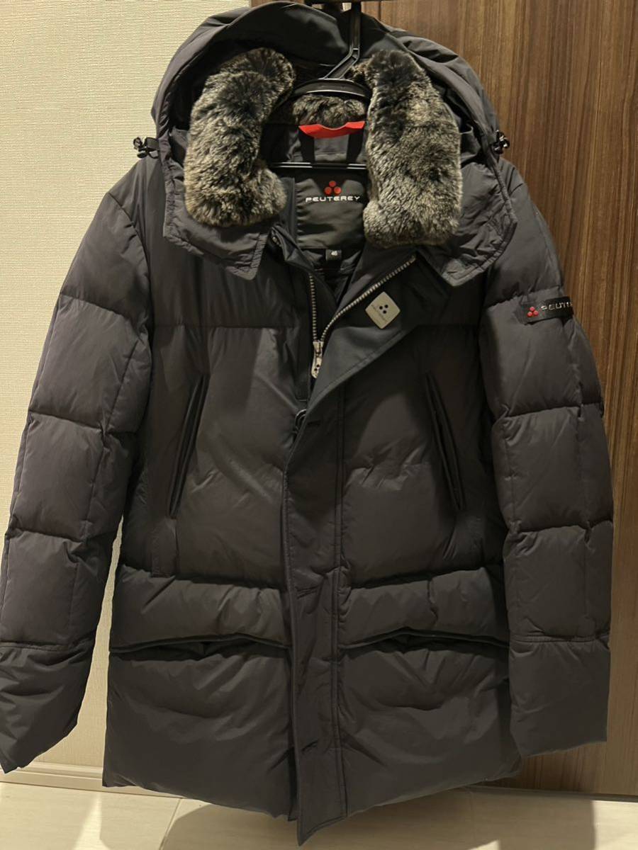 peuterey ダウンジャケット ハリケーン ブラック メンズファッション