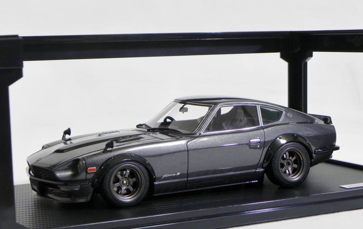 しています IG 0653 1/18 Nissan Fairlady Z (S30) Gunmetallic