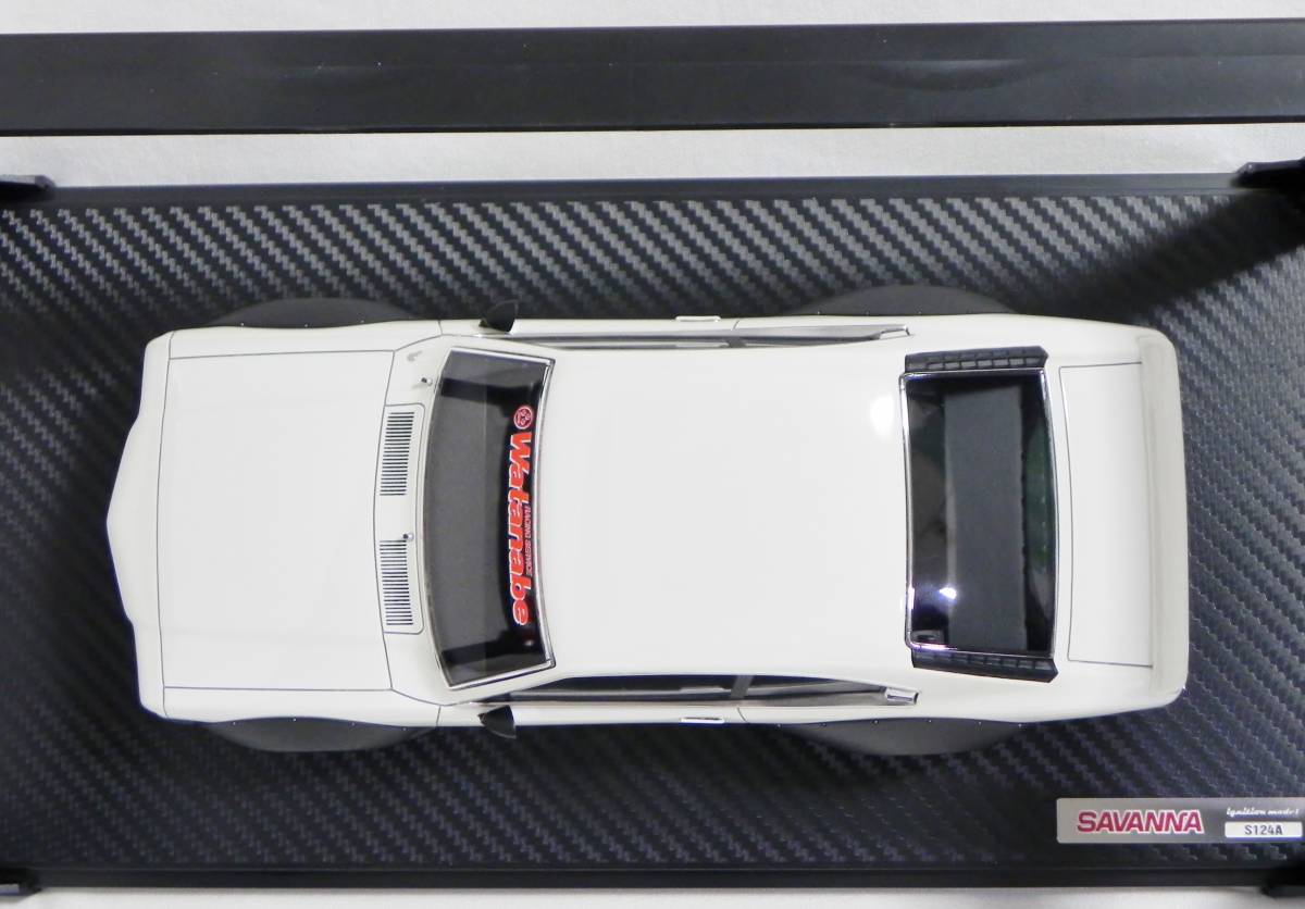 IG 2033 1/18 Mazda Savanna (S124A) Racing White イグニッションモデル マツダ RX-3 サバンナ レーシング フルワークス RSワタナベの画像9