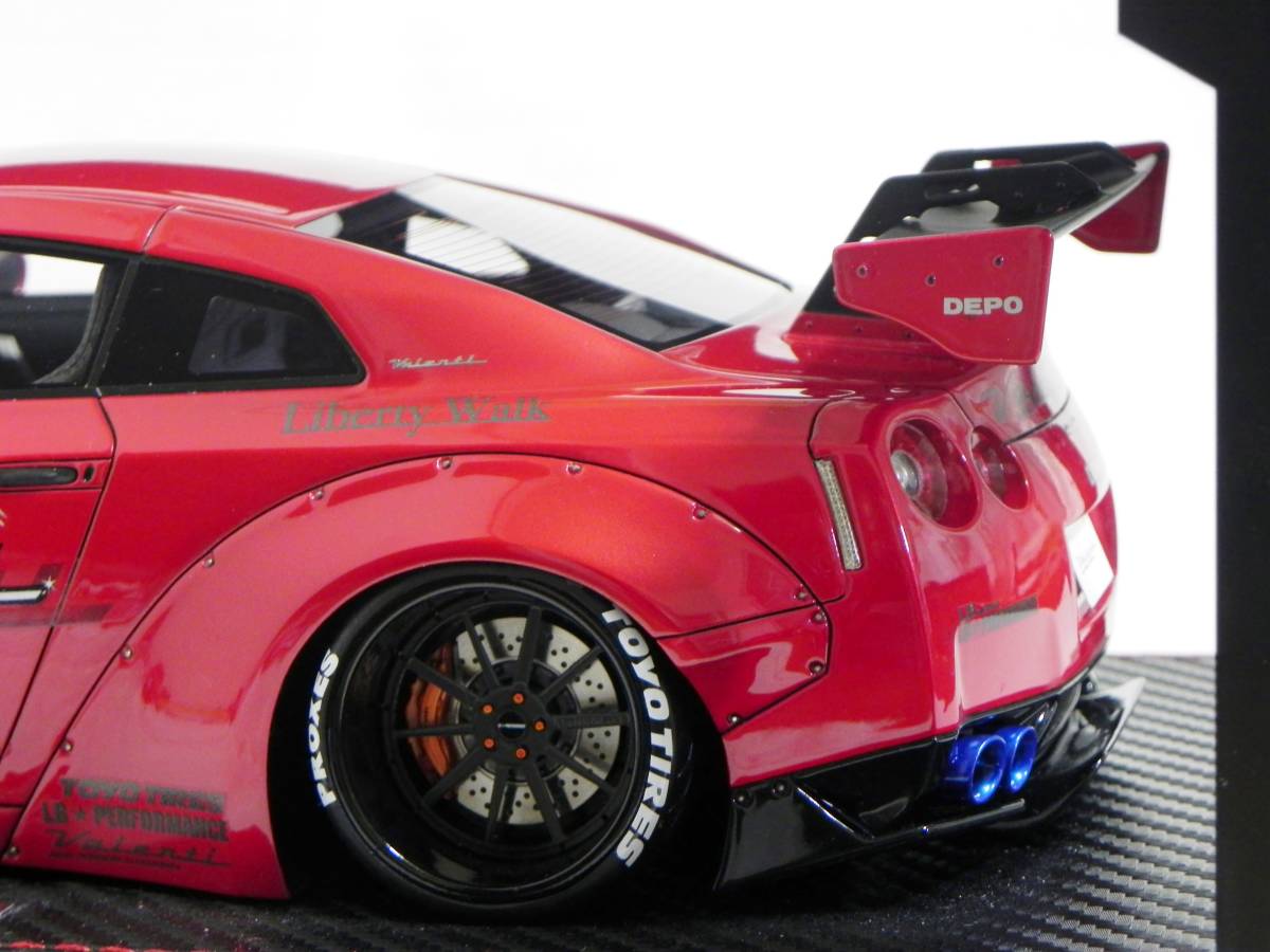 IG 0691 1/18 LB-WORKS GT-R (R35) Red Metallic イグニッションモデル