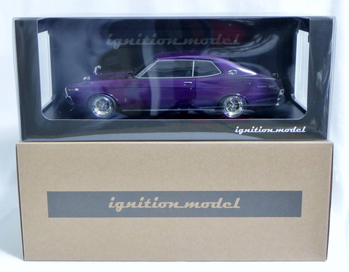 IG 0623 1/18 Nissan Laurel 2000SGX (C130) Purple イグニッションモデル ローレル 後期型 ブタケツ テクノファントム カモメウイング