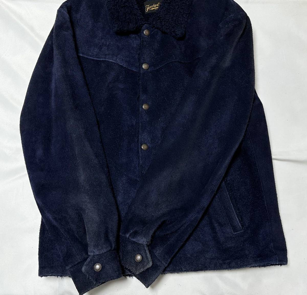 テンダーロイン ネイビー サドルスエード ジャケット sizeS TENDERLOIN