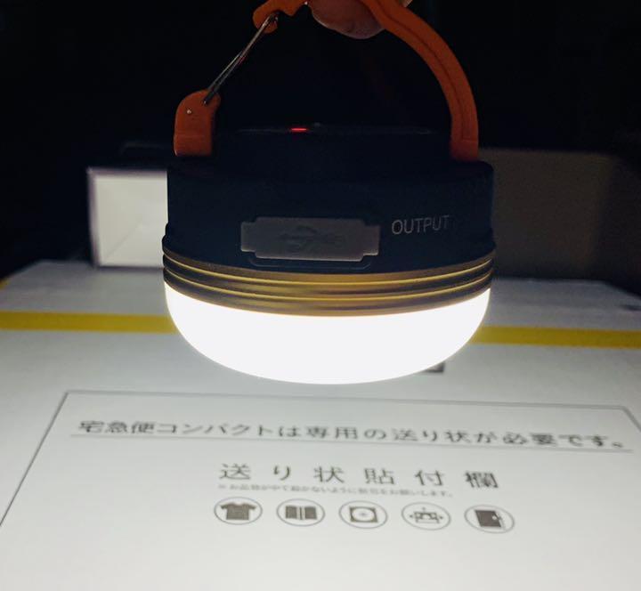 【G11Nー1XO】LEDランタン USB充電式 キャンプ ライト 防水　アウトドア 1個_画像10