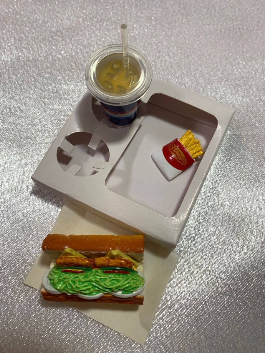 送料込　ぷちサンプル リーメント　REMENT ぷち　バーガー　サンドイッチ　てりやきサンドウィッチ