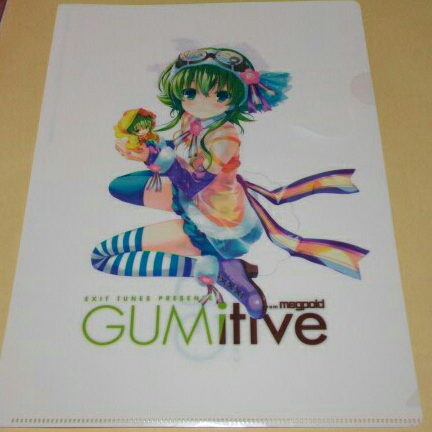 EXIT TUNES GUMitive クリアファイル 非売品_画像1