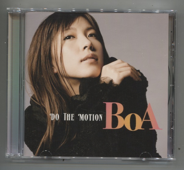 BoA(ボア) 「DO THE MOTION」★日本発売盤CD_ケース(オモテ面)