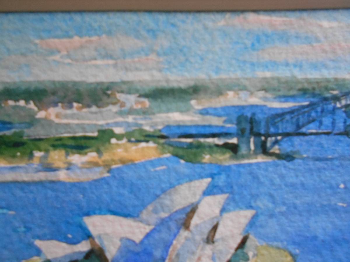 * picture * pastel picture?*Kevin?ke bin?* Australia *sido knee * landscape painting * frame * interior *