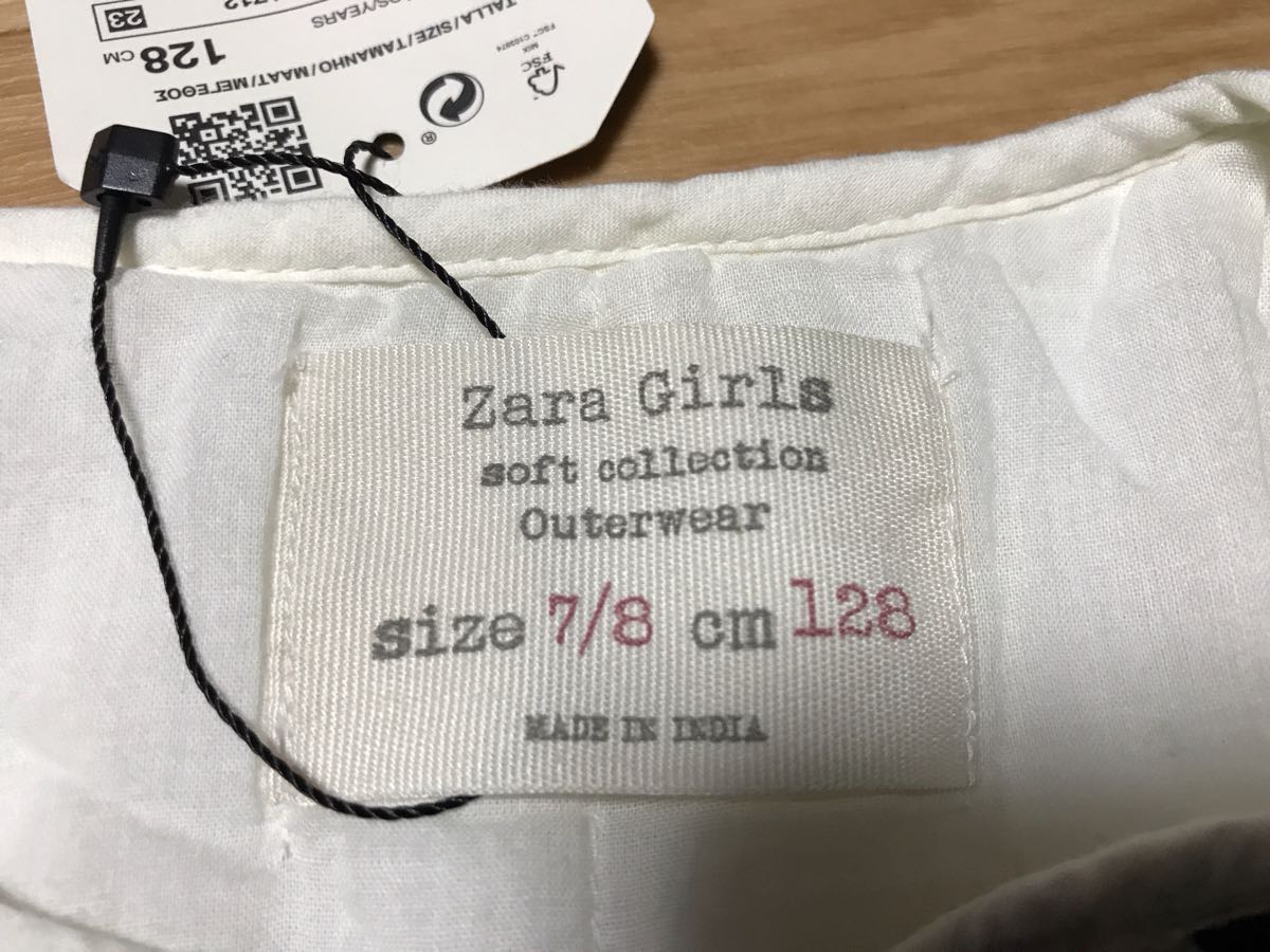 * новый товар *ZARA Girls Zara девушки biju-. бахрома . симпатичный жакет 7/8 128 (120~130)*