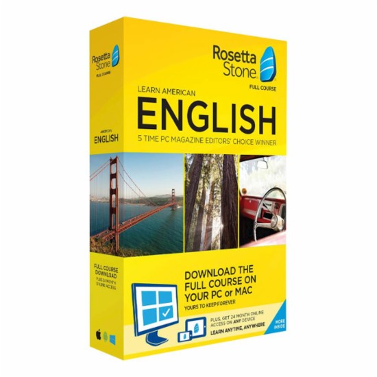  rose ta Stone English America Revell 1-5 + Rosetta Stone 24 months Online Subscription free shipping * new goods prompt decision!