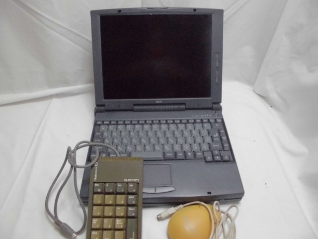 NEC PC9821 ノートパソコン　　テンキー　マウス付いてます」_画像4