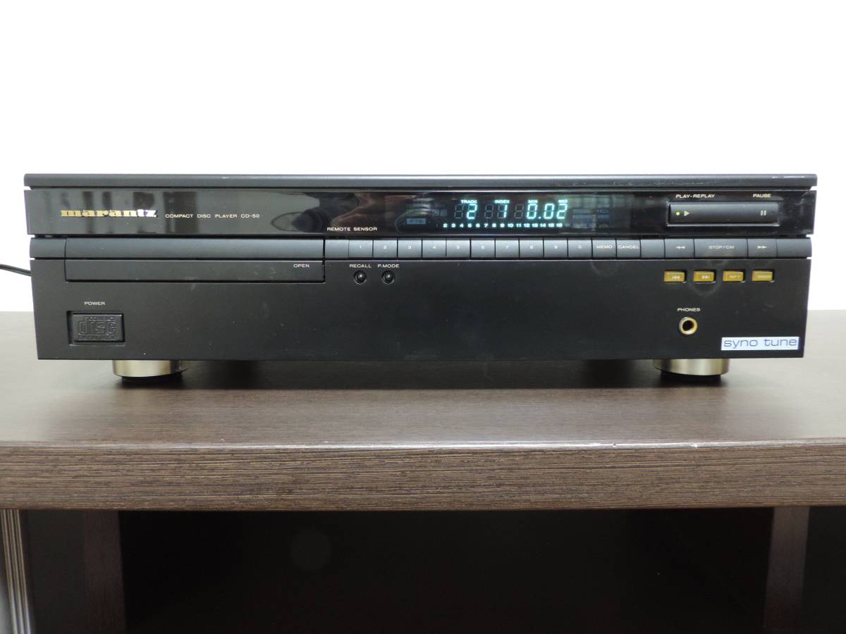 marantz CD player CD-50 height sound quality .Extra Tune service being completed USED