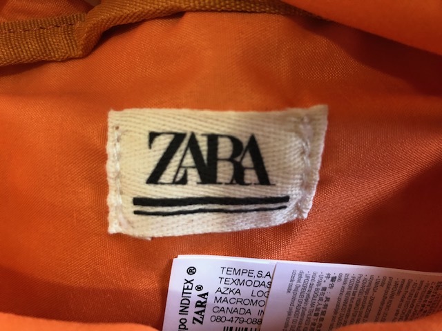 ★新品ZARAザラウエストバッグポーチ★緑黄_画像6