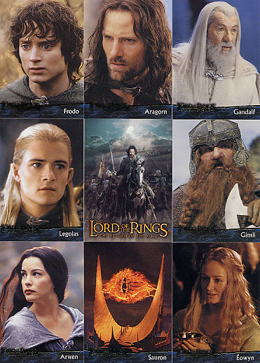 ロード・オブ・ザ・リング/王の帰還 米国版トレカ カード90枚 THE LORD OF THE RINGS THE RETURN OF THE KING Trading Cards_画像1