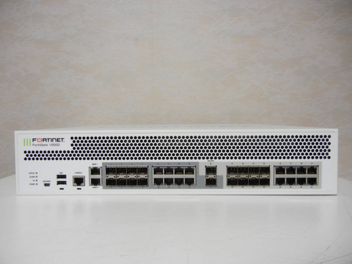 ☆【】FORTINET Fortigate 1000D FG-1000D 初期化済み ☆【】FORTINET Fortigate 1000D FG-1000D 初期化済み