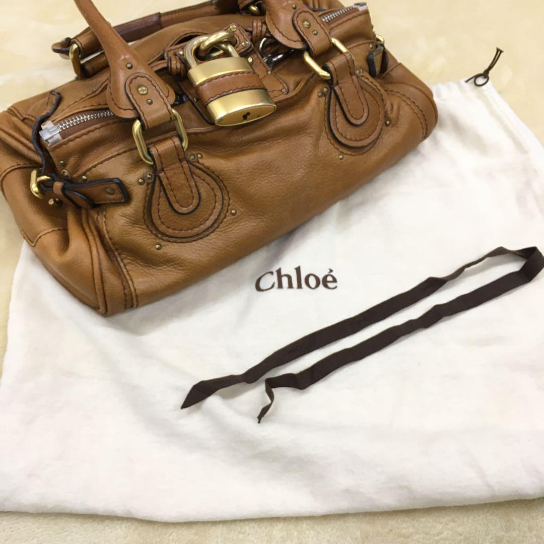 Chloe クロエ パディントン バンドバッグ カデナ パドロック 錠前 鍵