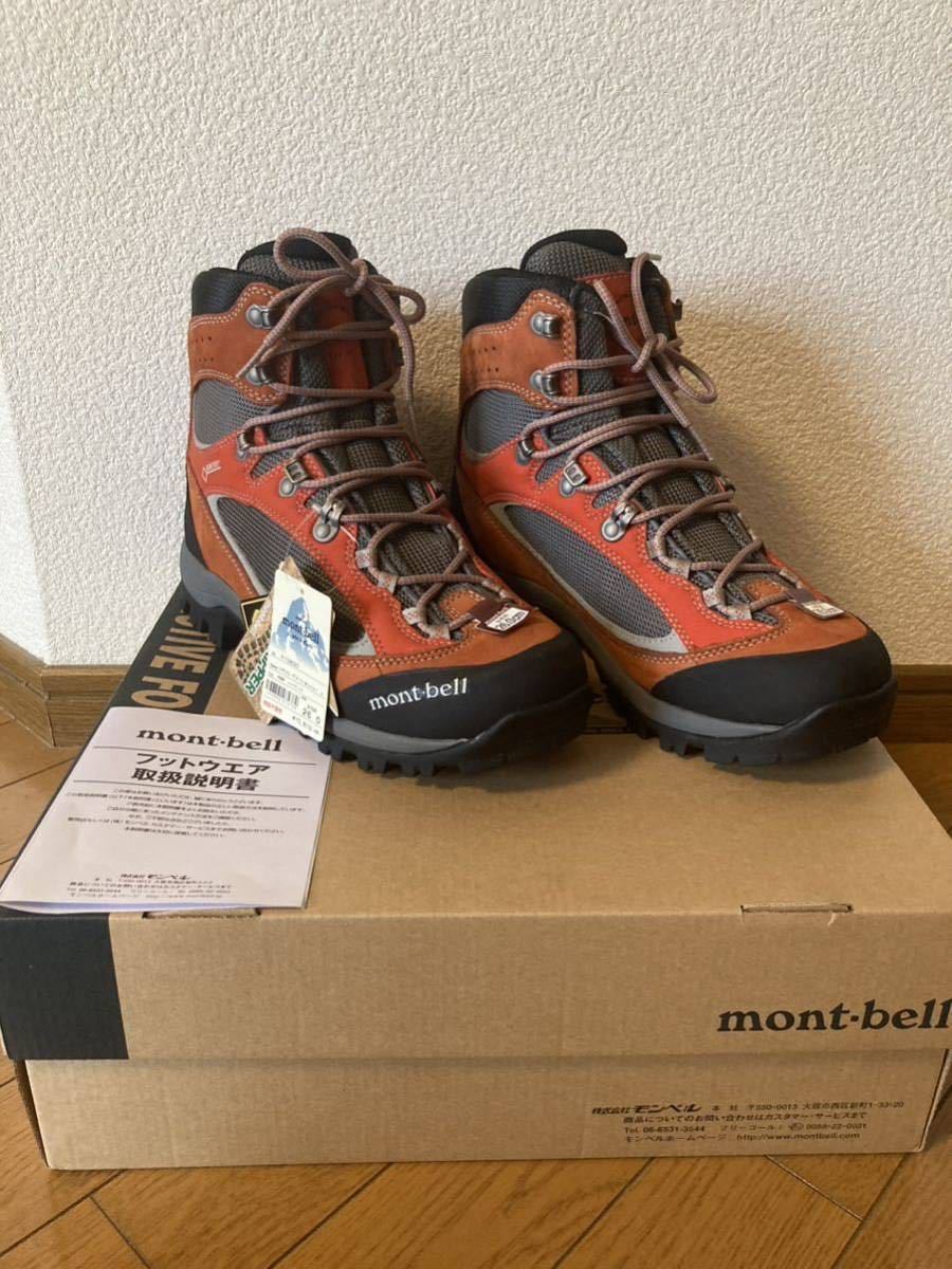 ダークブラウン 茶色 mont-bell モンベル ツオロミーブーツ 女性用25.0