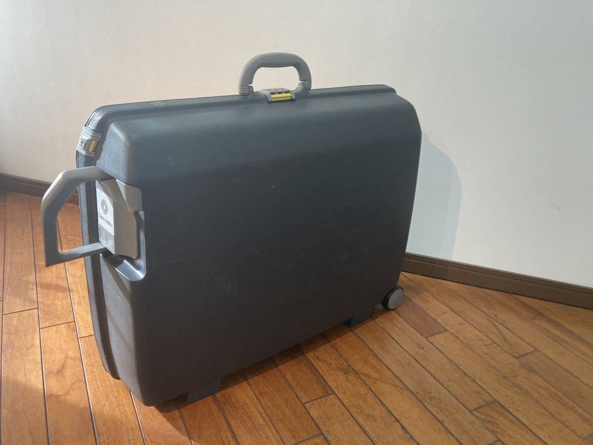  used Samsonite Samsonite suitcase oyster Oyster gray Ace ACEgdo design . winning made in Japan Showa Retro 