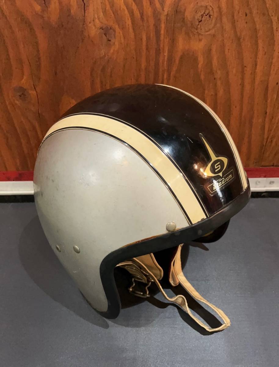大注目 よし様専用60s L~XLサイズ ヘルメット Vintage BLUE Stadium