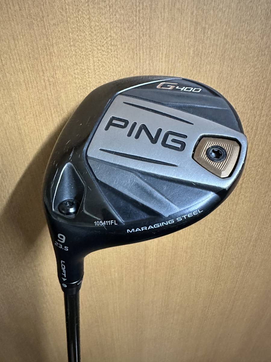 美品 23.5° 9w G400 ピン ALTA ヘッドカバー付き 管理番号00041