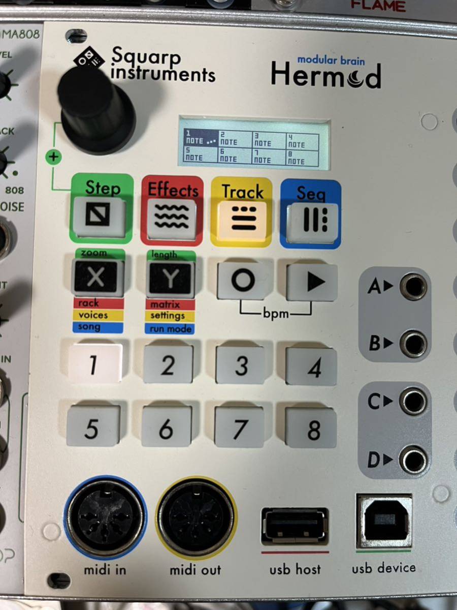 Squarp instruments Hermod モジュラーシンセユーロラック-
