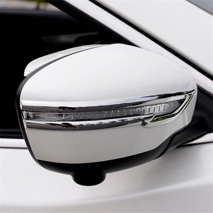  new goods postage 230 jpy Nissan X-trail X-TRAIL T32 Serena C27 door mirror winker plating trim panel cover garnish 