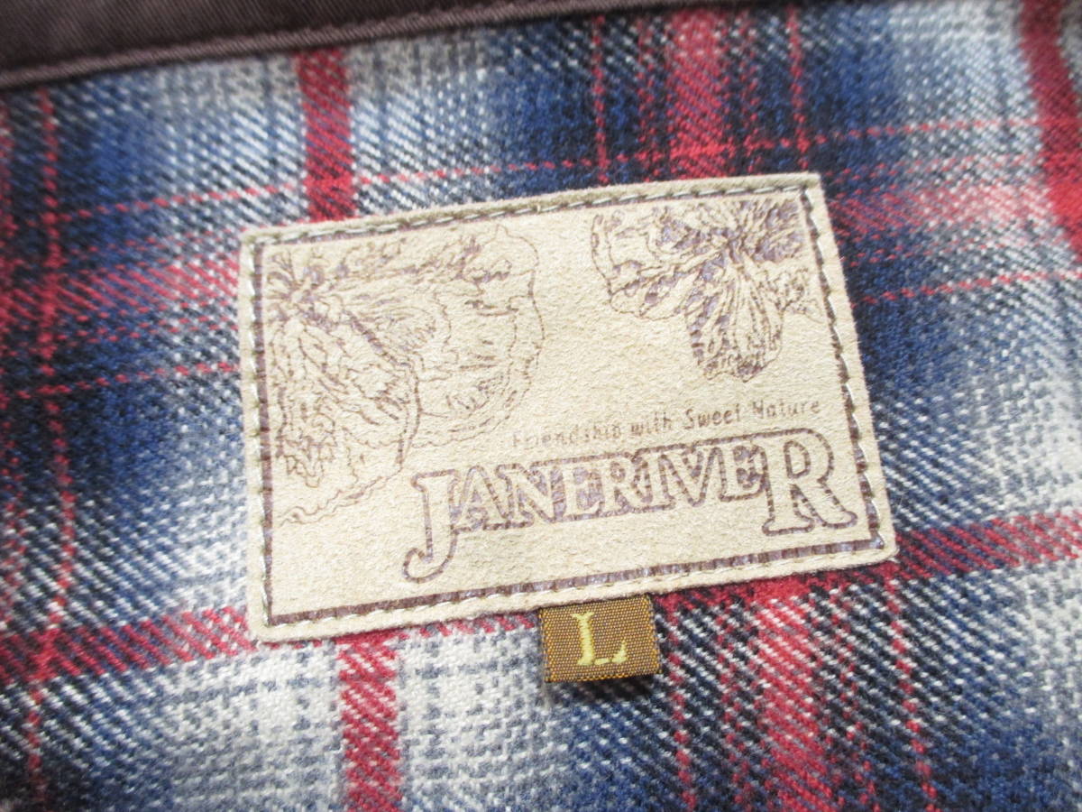 [JANERIVER]je-nli bar * Asics made wool shirt outdoor * lady's /L