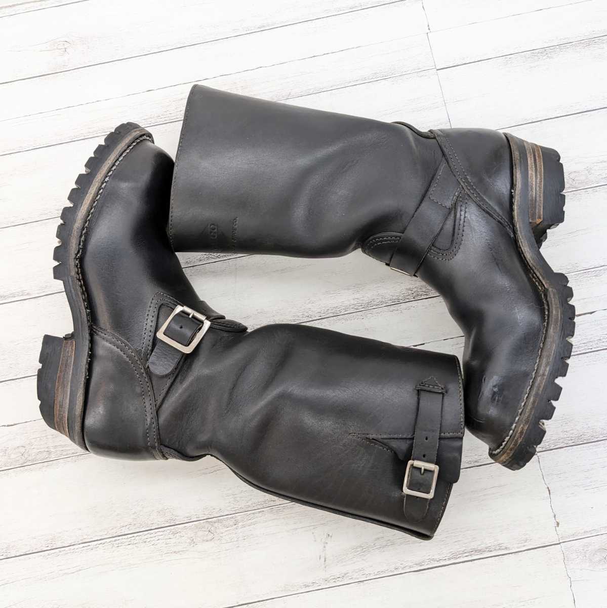 wesco ウエスコ BOSS ボス エンジニアブーツ レザー ブラック 黒 7.5E