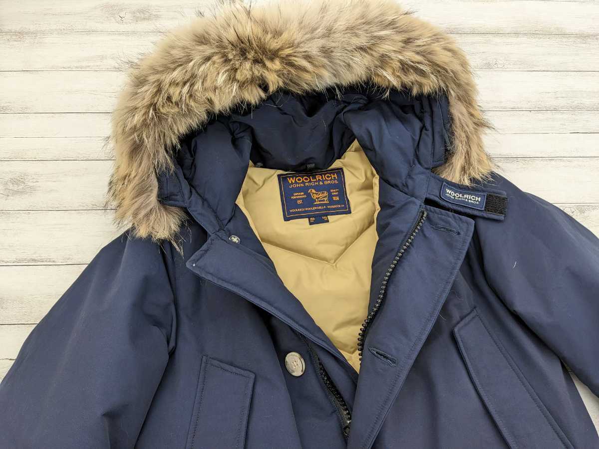 WOOLRICH ウールリッチ ARCTIC PARKA アークティックパーカー ファー付き ダウンジャケット ネイビー WOCPS2393D_画像3